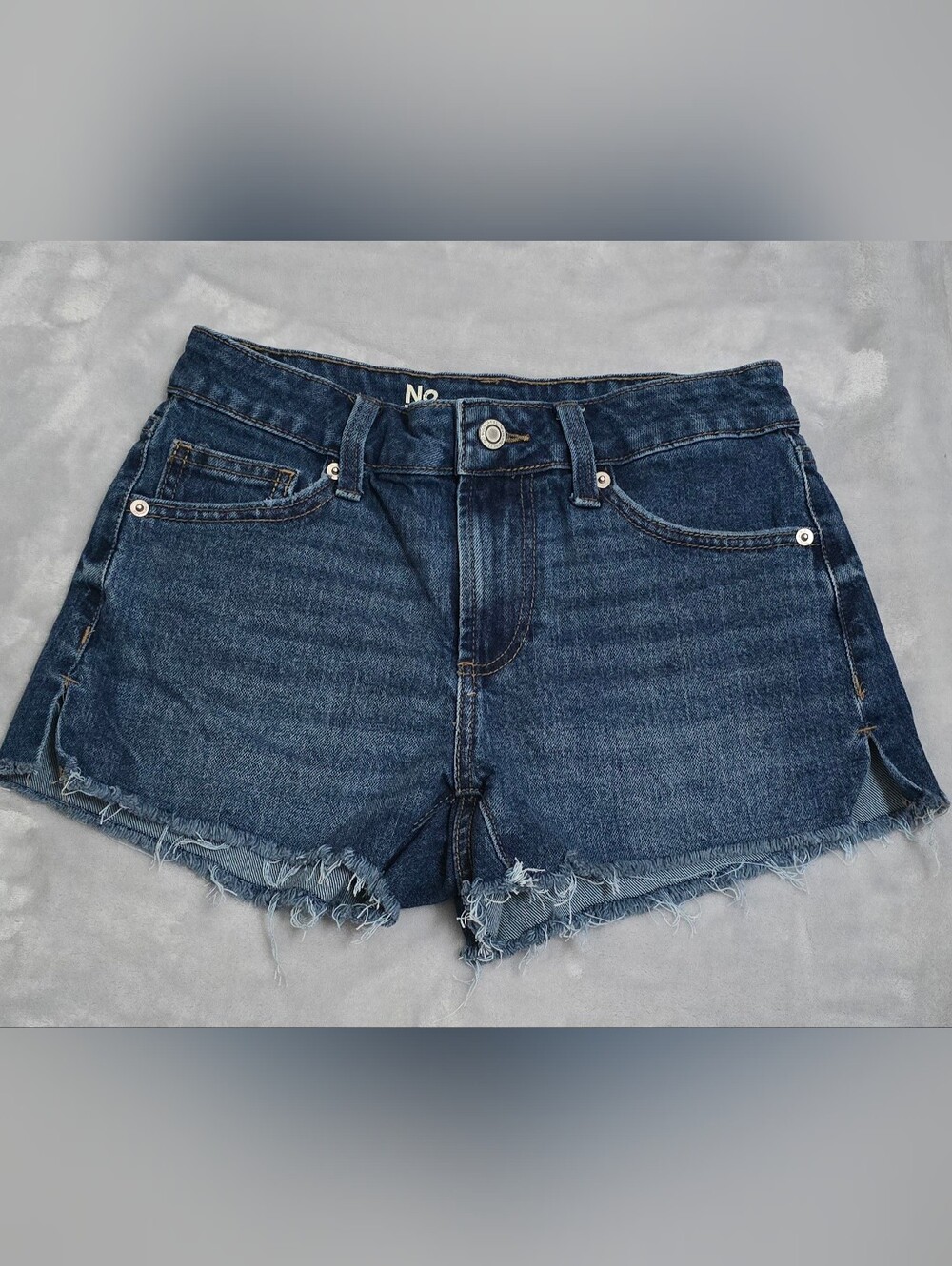 No Boundaries Dark Blue Denim Jean Shorts